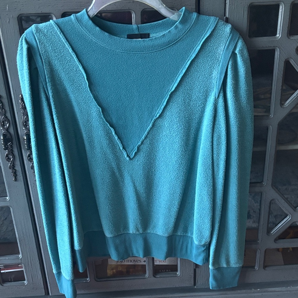 Monrow Aqua Knit Top